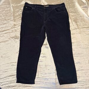 Reyn Spooner Men's Corduroy Navy Blue Pants Size 42x26 Classic Fit Hemmed
